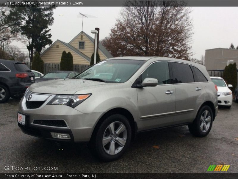 Palladium Metallic / Ebony 2011 Acura MDX
