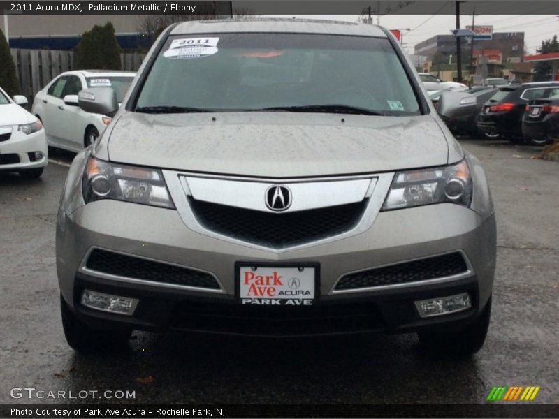 Palladium Metallic / Ebony 2011 Acura MDX