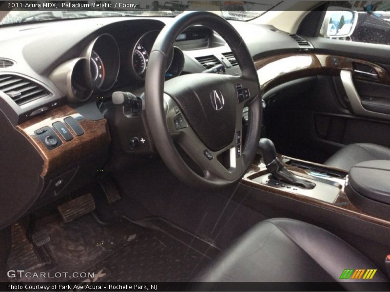 Palladium Metallic / Ebony 2011 Acura MDX