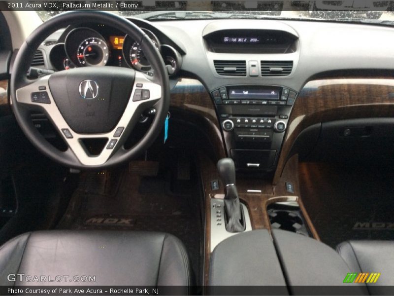 Palladium Metallic / Ebony 2011 Acura MDX