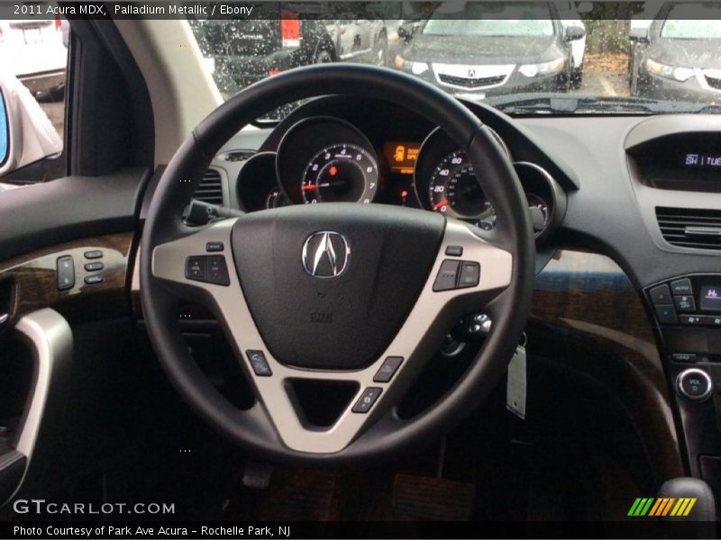 Palladium Metallic / Ebony 2011 Acura MDX