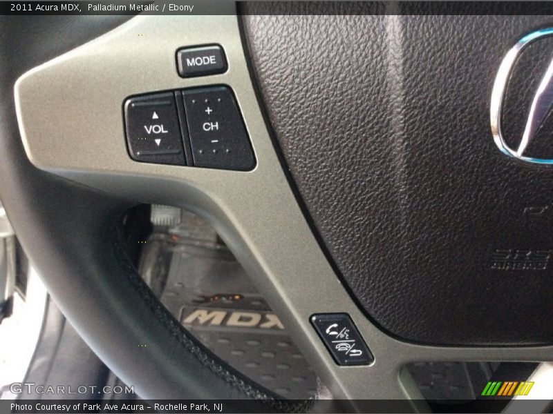 Palladium Metallic / Ebony 2011 Acura MDX