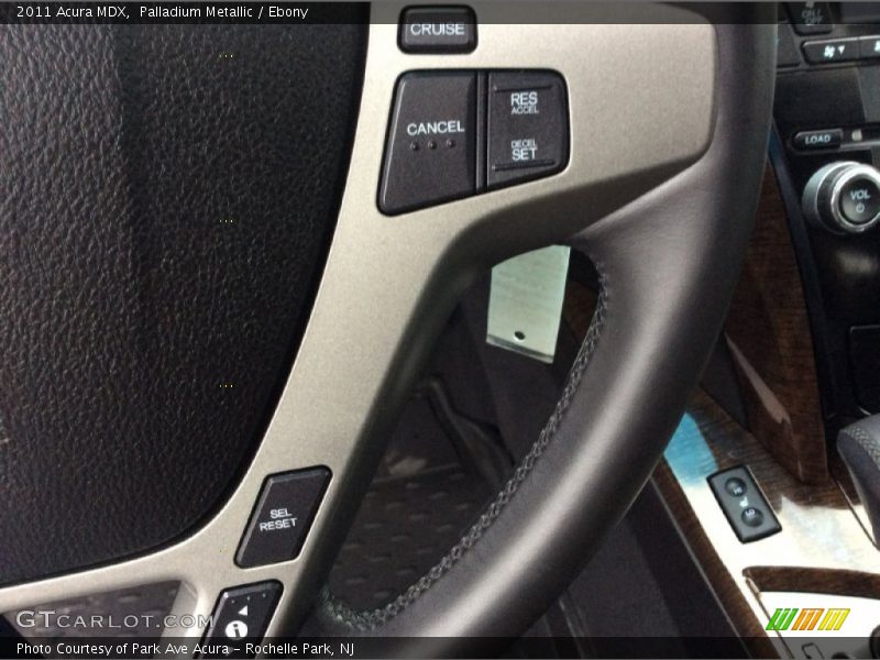 Palladium Metallic / Ebony 2011 Acura MDX