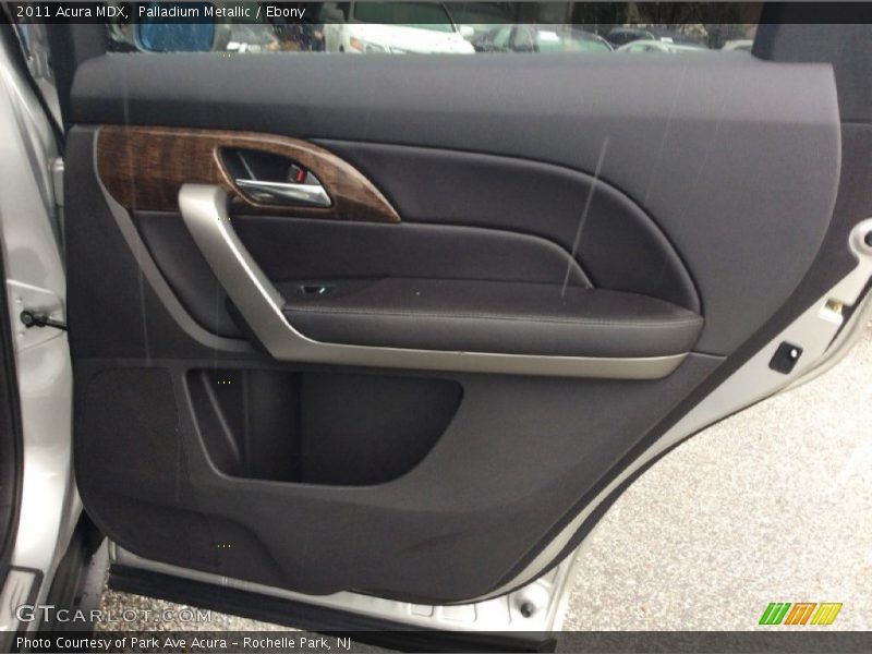Palladium Metallic / Ebony 2011 Acura MDX
