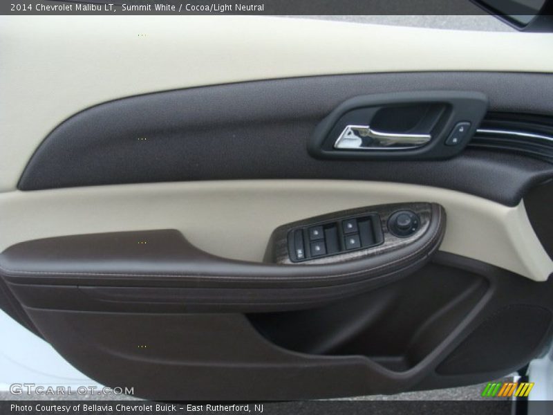Summit White / Cocoa/Light Neutral 2014 Chevrolet Malibu LT