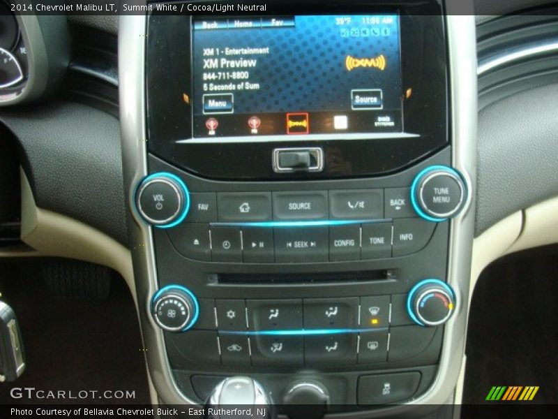 Summit White / Cocoa/Light Neutral 2014 Chevrolet Malibu LT