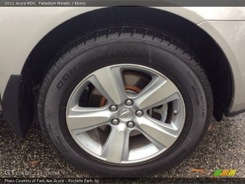 Palladium Metallic / Ebony 2011 Acura MDX