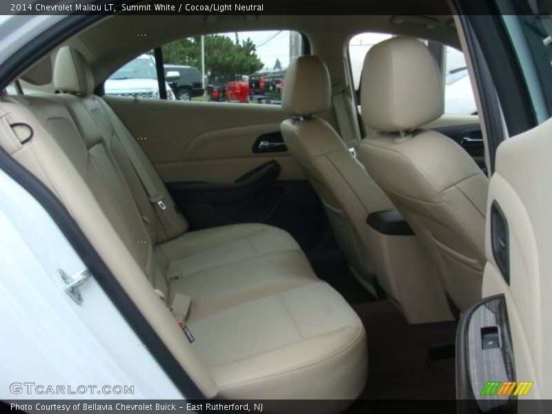 Summit White / Cocoa/Light Neutral 2014 Chevrolet Malibu LT