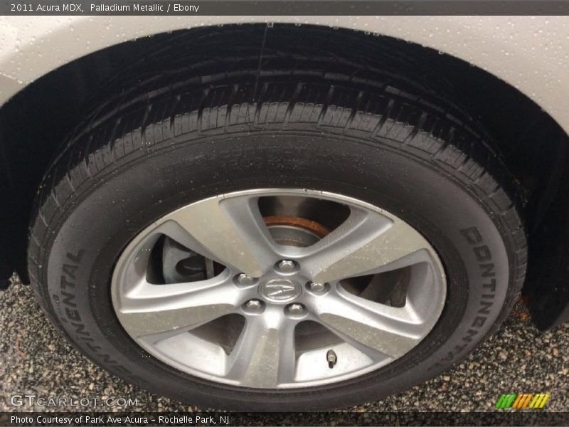 Palladium Metallic / Ebony 2011 Acura MDX