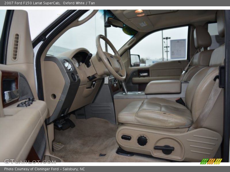  2007 F150 Lariat SuperCab Tan Interior