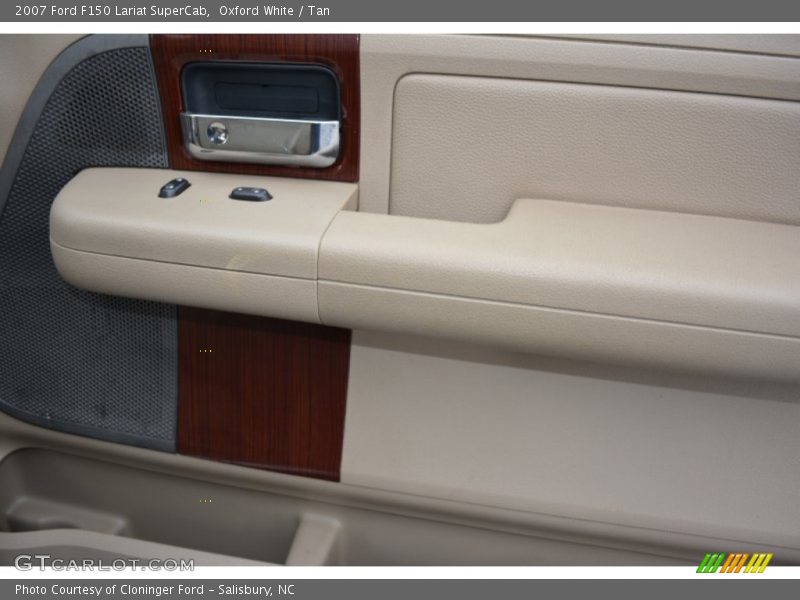 Oxford White / Tan 2007 Ford F150 Lariat SuperCab