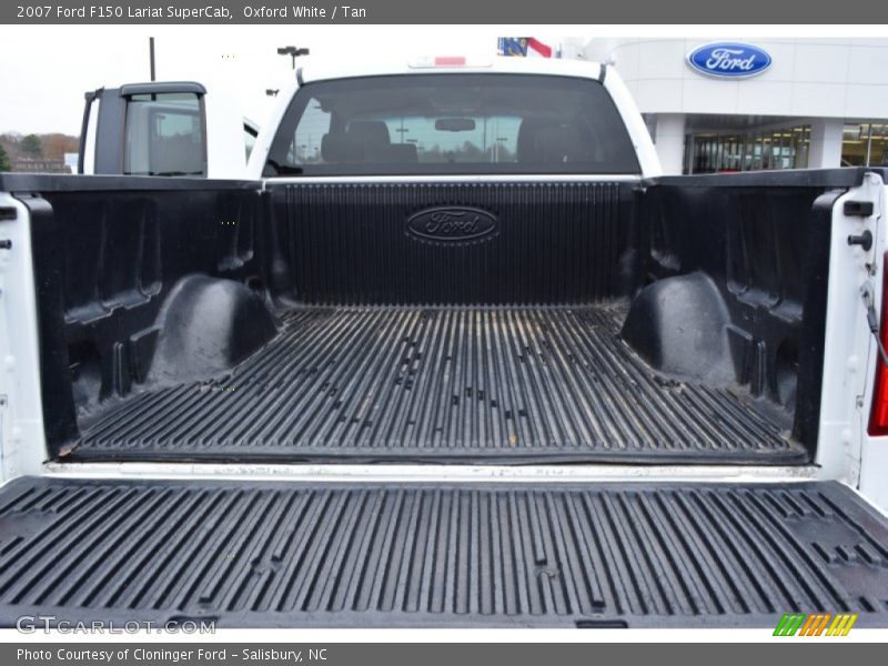 Oxford White / Tan 2007 Ford F150 Lariat SuperCab