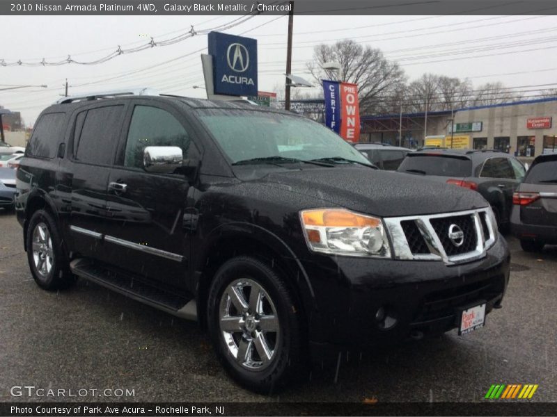 Galaxy Black Metallic / Charcoal 2010 Nissan Armada Platinum 4WD