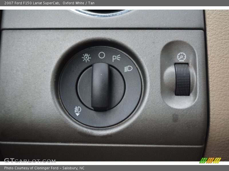 Oxford White / Tan 2007 Ford F150 Lariat SuperCab