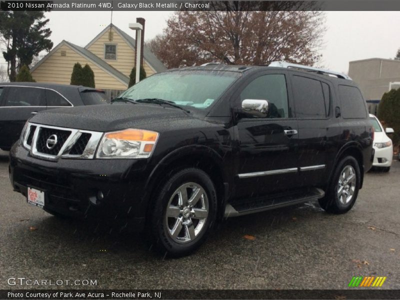 Galaxy Black Metallic / Charcoal 2010 Nissan Armada Platinum 4WD