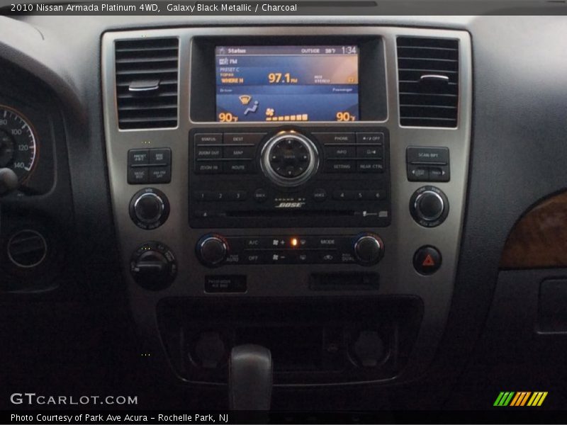Galaxy Black Metallic / Charcoal 2010 Nissan Armada Platinum 4WD