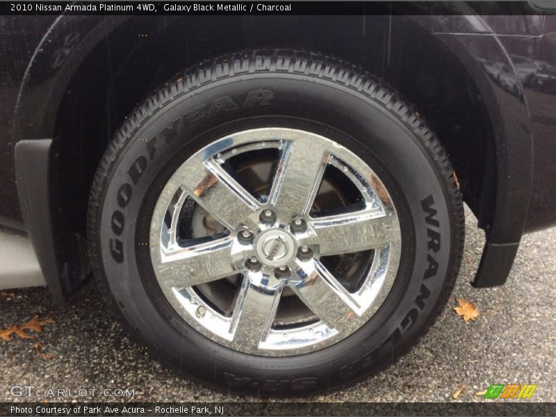 Galaxy Black Metallic / Charcoal 2010 Nissan Armada Platinum 4WD