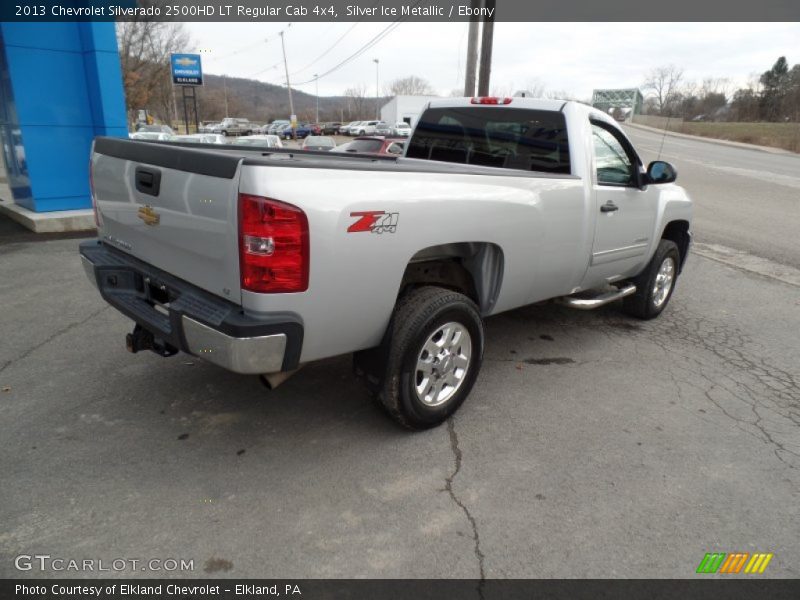 Silver Ice Metallic / Ebony 2013 Chevrolet Silverado 2500HD LT Regular Cab 4x4