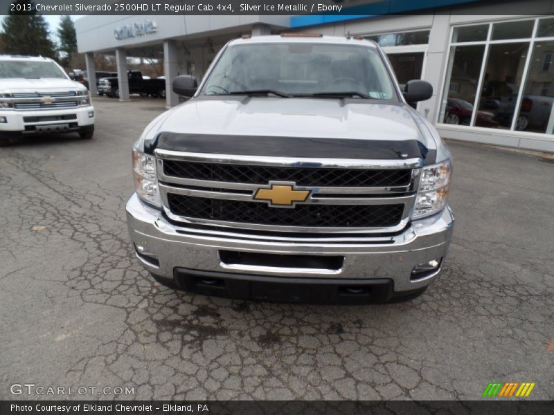 Silver Ice Metallic / Ebony 2013 Chevrolet Silverado 2500HD LT Regular Cab 4x4