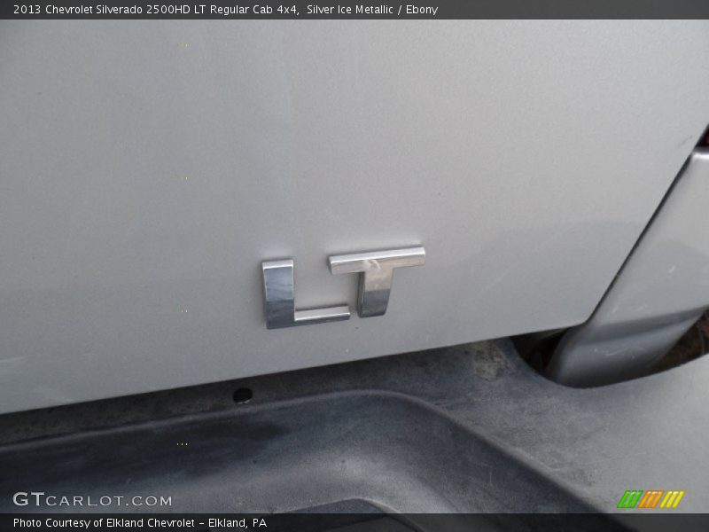 Silver Ice Metallic / Ebony 2013 Chevrolet Silverado 2500HD LT Regular Cab 4x4