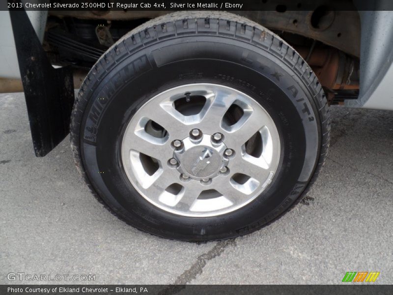 Silver Ice Metallic / Ebony 2013 Chevrolet Silverado 2500HD LT Regular Cab 4x4