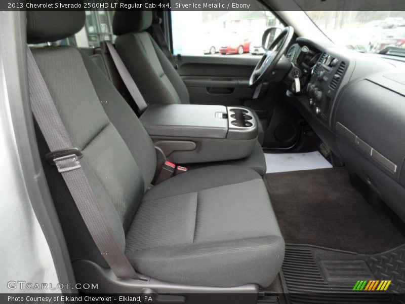 Silver Ice Metallic / Ebony 2013 Chevrolet Silverado 2500HD LT Regular Cab 4x4