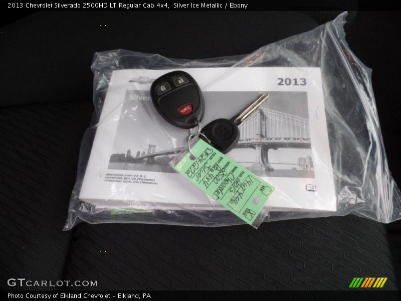 Silver Ice Metallic / Ebony 2013 Chevrolet Silverado 2500HD LT Regular Cab 4x4