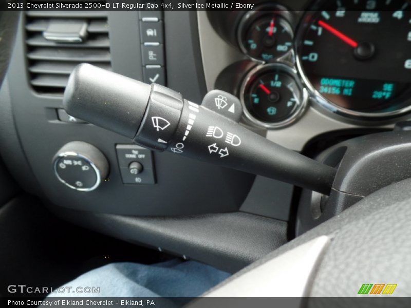 Silver Ice Metallic / Ebony 2013 Chevrolet Silverado 2500HD LT Regular Cab 4x4