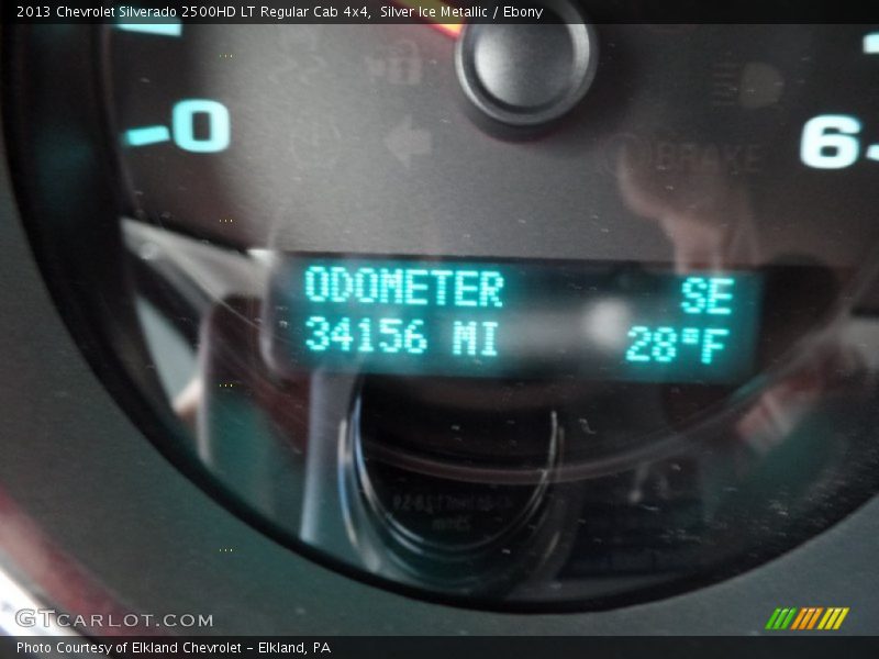 Silver Ice Metallic / Ebony 2013 Chevrolet Silverado 2500HD LT Regular Cab 4x4