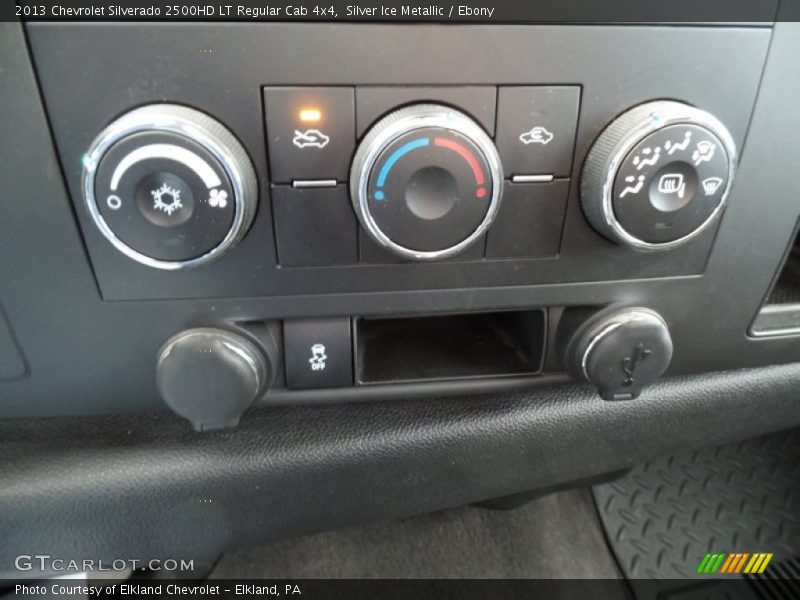 Silver Ice Metallic / Ebony 2013 Chevrolet Silverado 2500HD LT Regular Cab 4x4