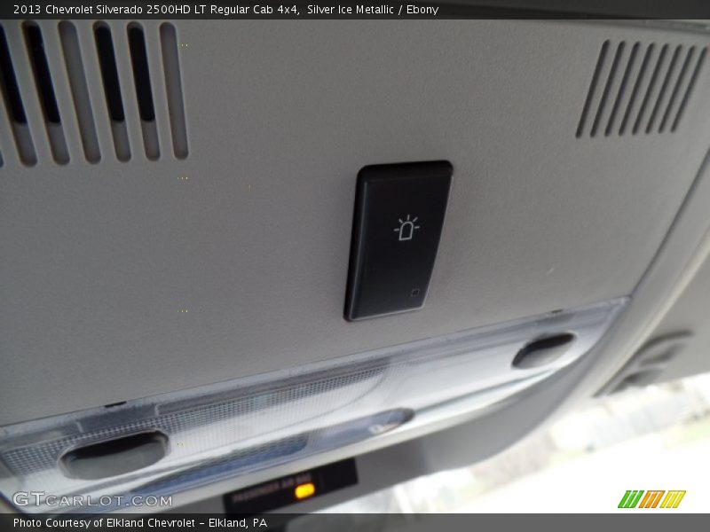 Silver Ice Metallic / Ebony 2013 Chevrolet Silverado 2500HD LT Regular Cab 4x4