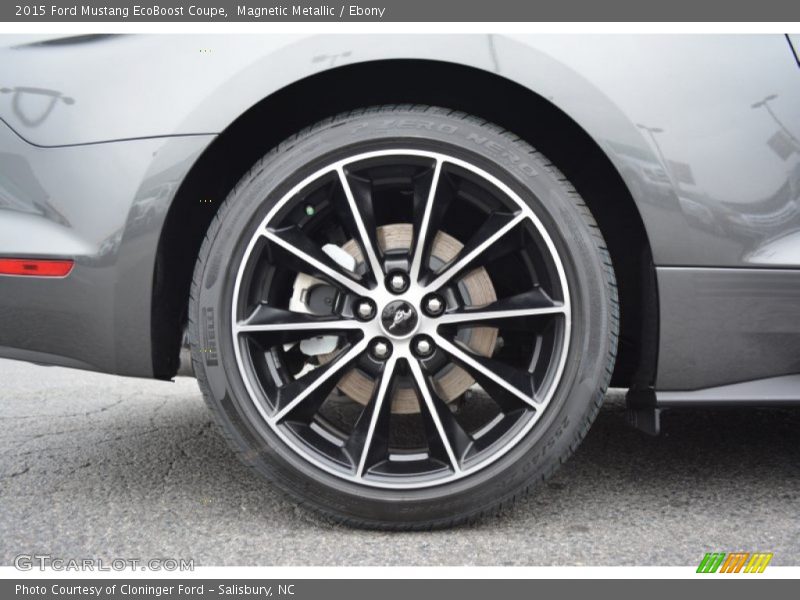 Magnetic Metallic / Ebony 2015 Ford Mustang EcoBoost Coupe