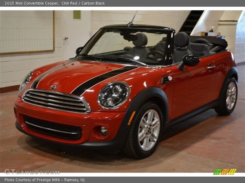 Chili Red / Carbon Black 2015 Mini Convertible Cooper