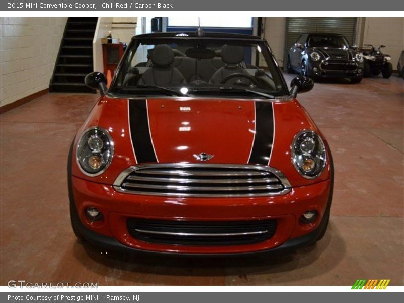Chili Red / Carbon Black 2015 Mini Convertible Cooper