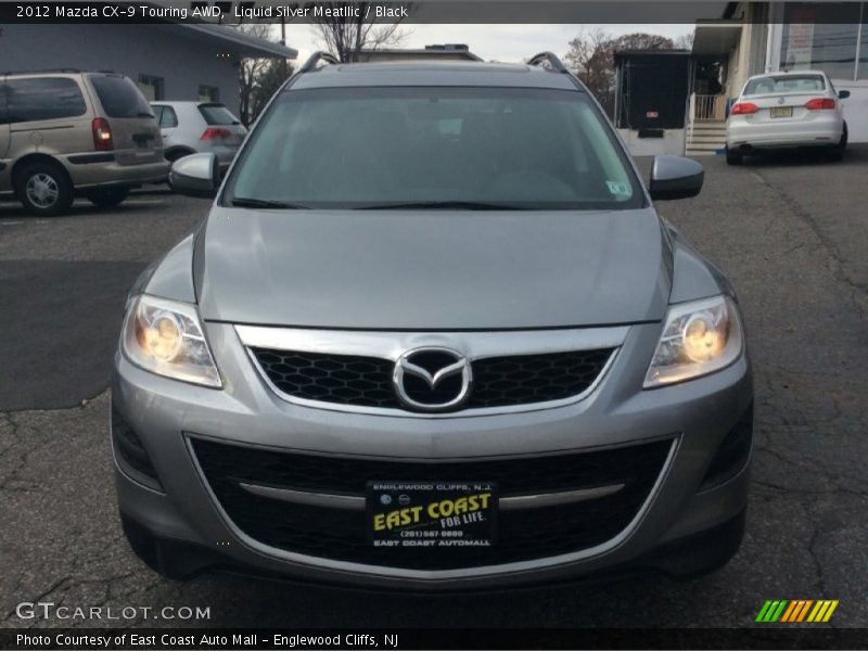 Liquid Silver Meatllic / Black 2012 Mazda CX-9 Touring AWD