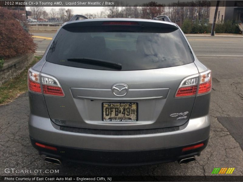 Liquid Silver Meatllic / Black 2012 Mazda CX-9 Touring AWD