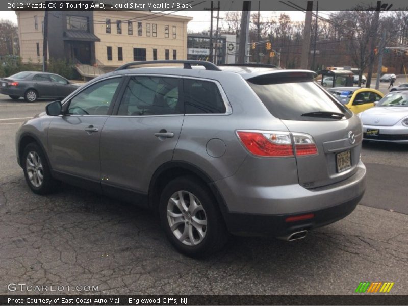 Liquid Silver Meatllic / Black 2012 Mazda CX-9 Touring AWD