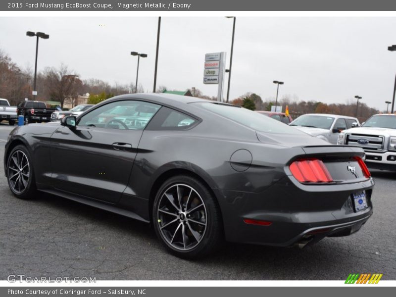 Magnetic Metallic / Ebony 2015 Ford Mustang EcoBoost Coupe