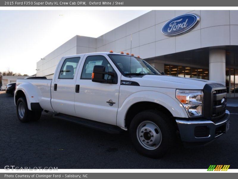 Oxford White / Steel 2015 Ford F350 Super Duty XL Crew Cab DRW
