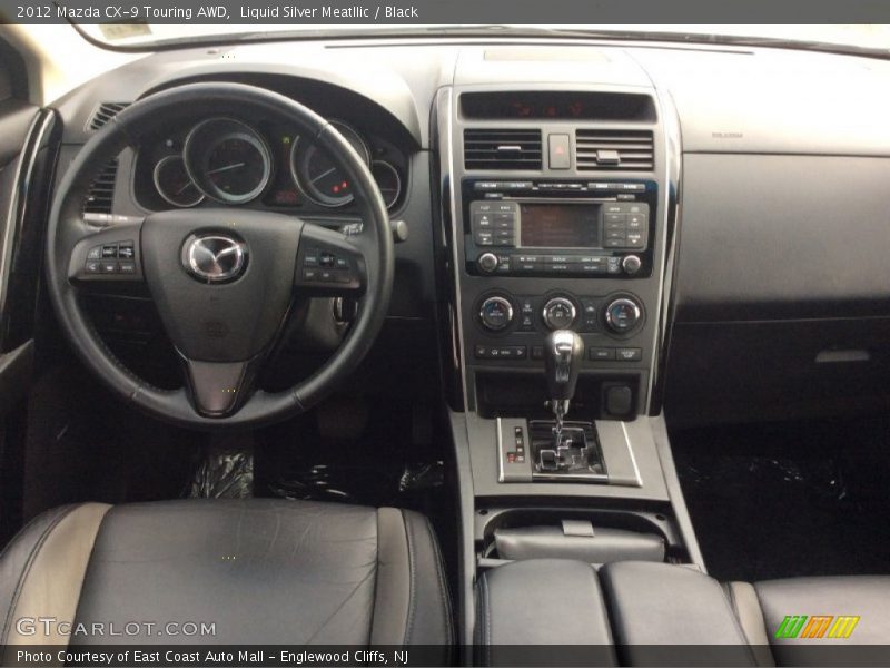 Liquid Silver Meatllic / Black 2012 Mazda CX-9 Touring AWD