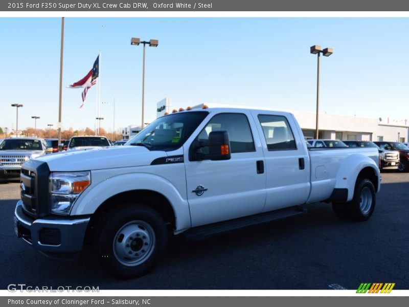 Oxford White / Steel 2015 Ford F350 Super Duty XL Crew Cab DRW