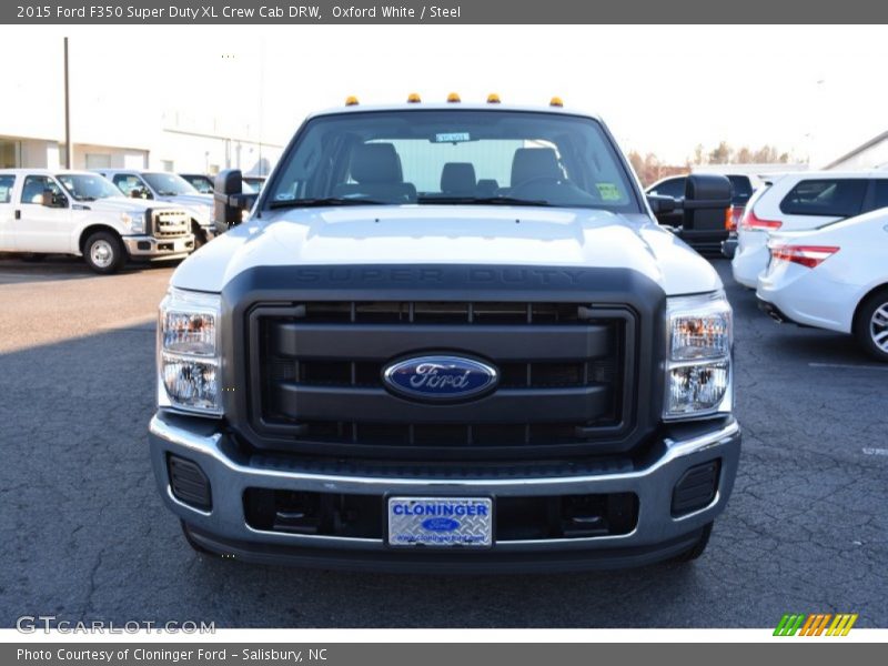 Oxford White / Steel 2015 Ford F350 Super Duty XL Crew Cab DRW