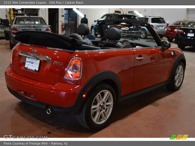 Chili Red / Carbon Black 2015 Mini Convertible Cooper
