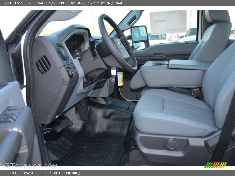 Oxford White / Steel 2015 Ford F350 Super Duty XL Crew Cab DRW