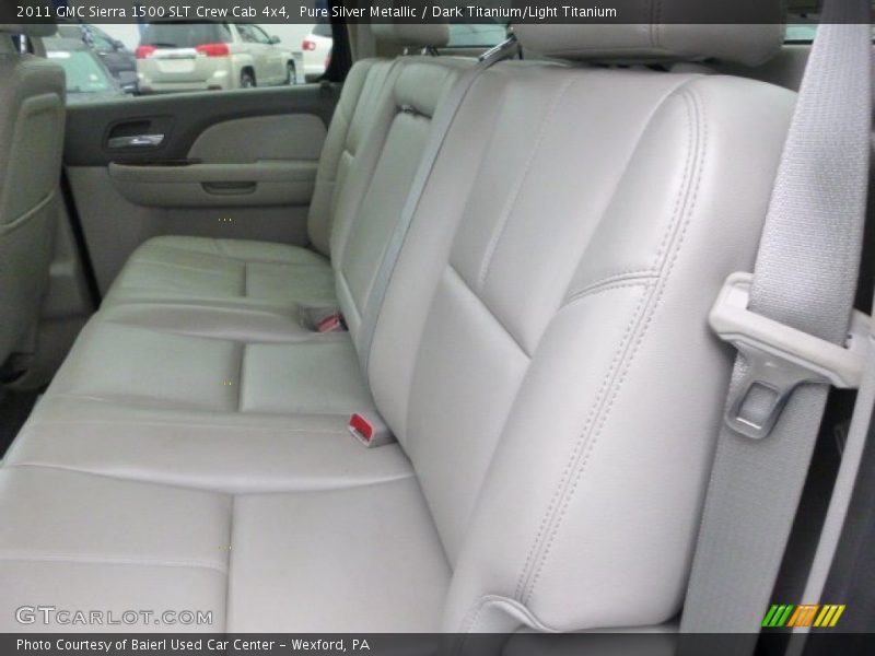 Pure Silver Metallic / Dark Titanium/Light Titanium 2011 GMC Sierra 1500 SLT Crew Cab 4x4