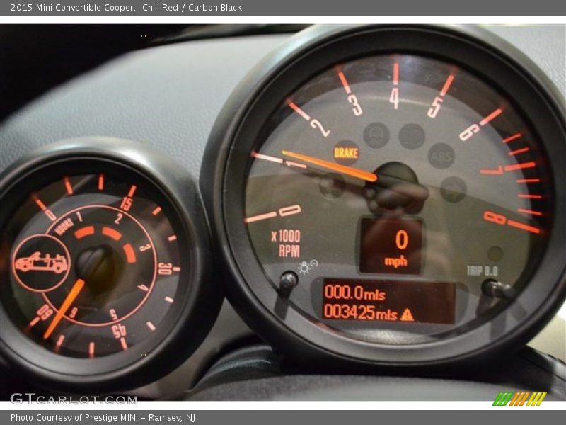 2015 Convertible Cooper Cooper Gauges