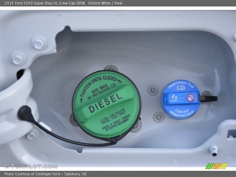 Oxford White / Steel 2015 Ford F350 Super Duty XL Crew Cab DRW