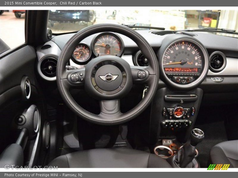 Dashboard of 2015 Convertible Cooper