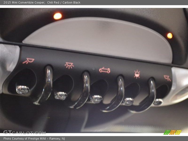 Controls of 2015 Convertible Cooper