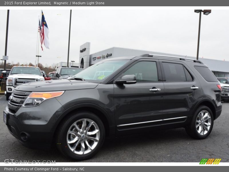 Magnetic / Medium Light Stone 2015 Ford Explorer Limited